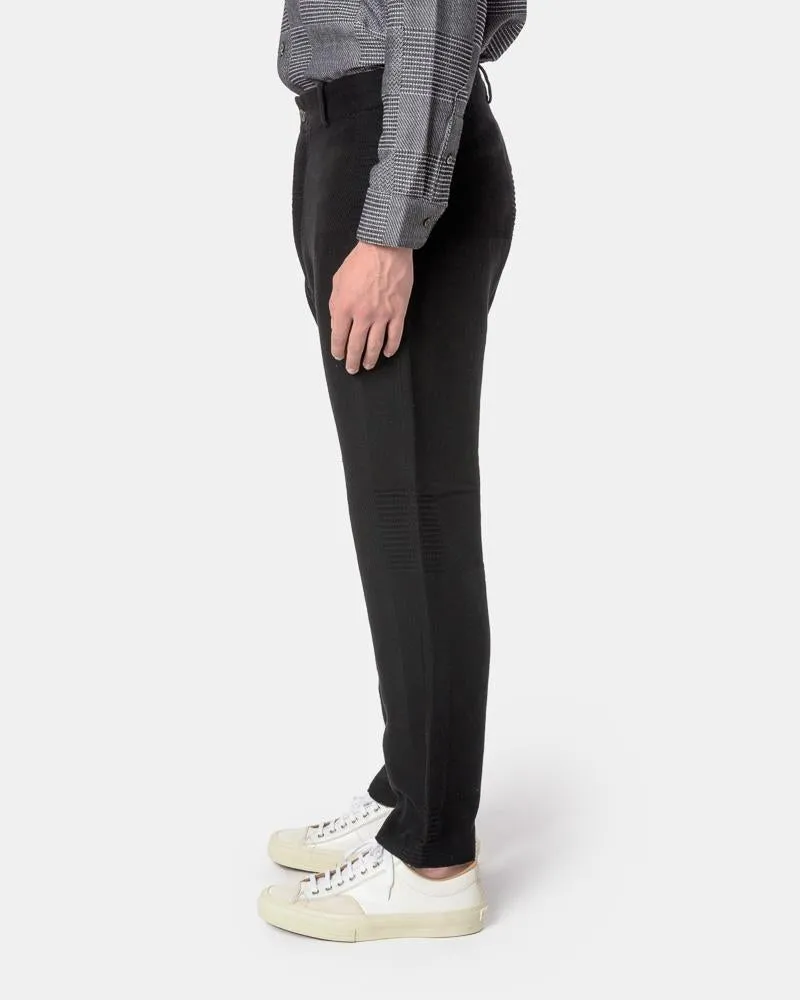 Katsu Zip Trouser in Black