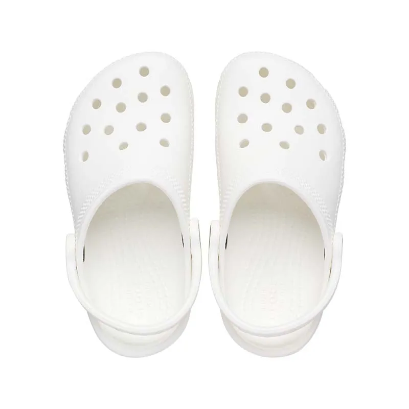 Kids Classic Clog in White