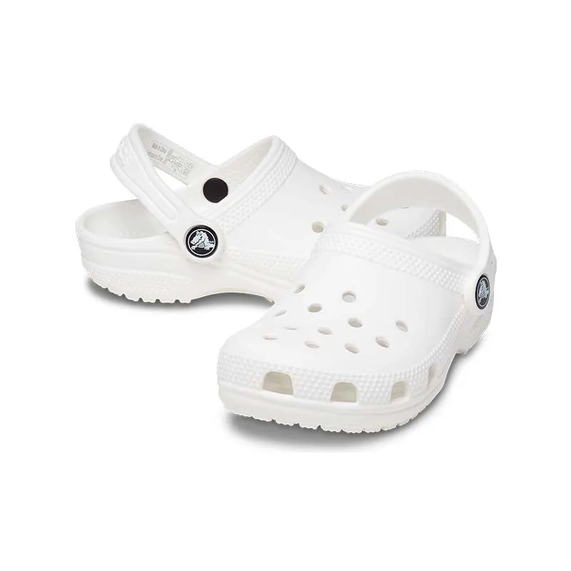 Kids Classic Clog in White