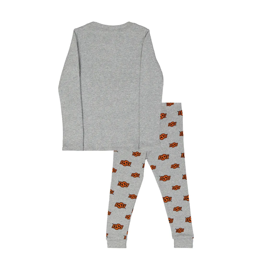 Kids' (Toddler) Oklahoma State Cowboys Long Sleeve Sleep Set (K447EK 42)