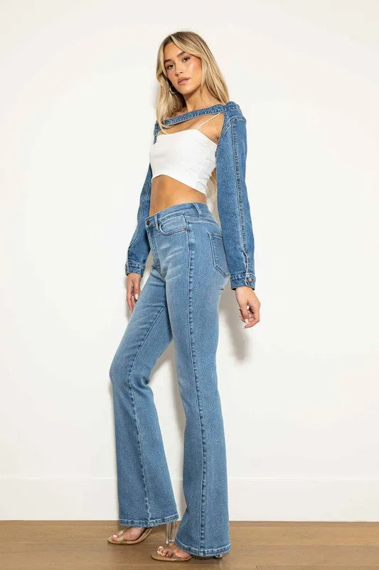 Lana wild leg jeans