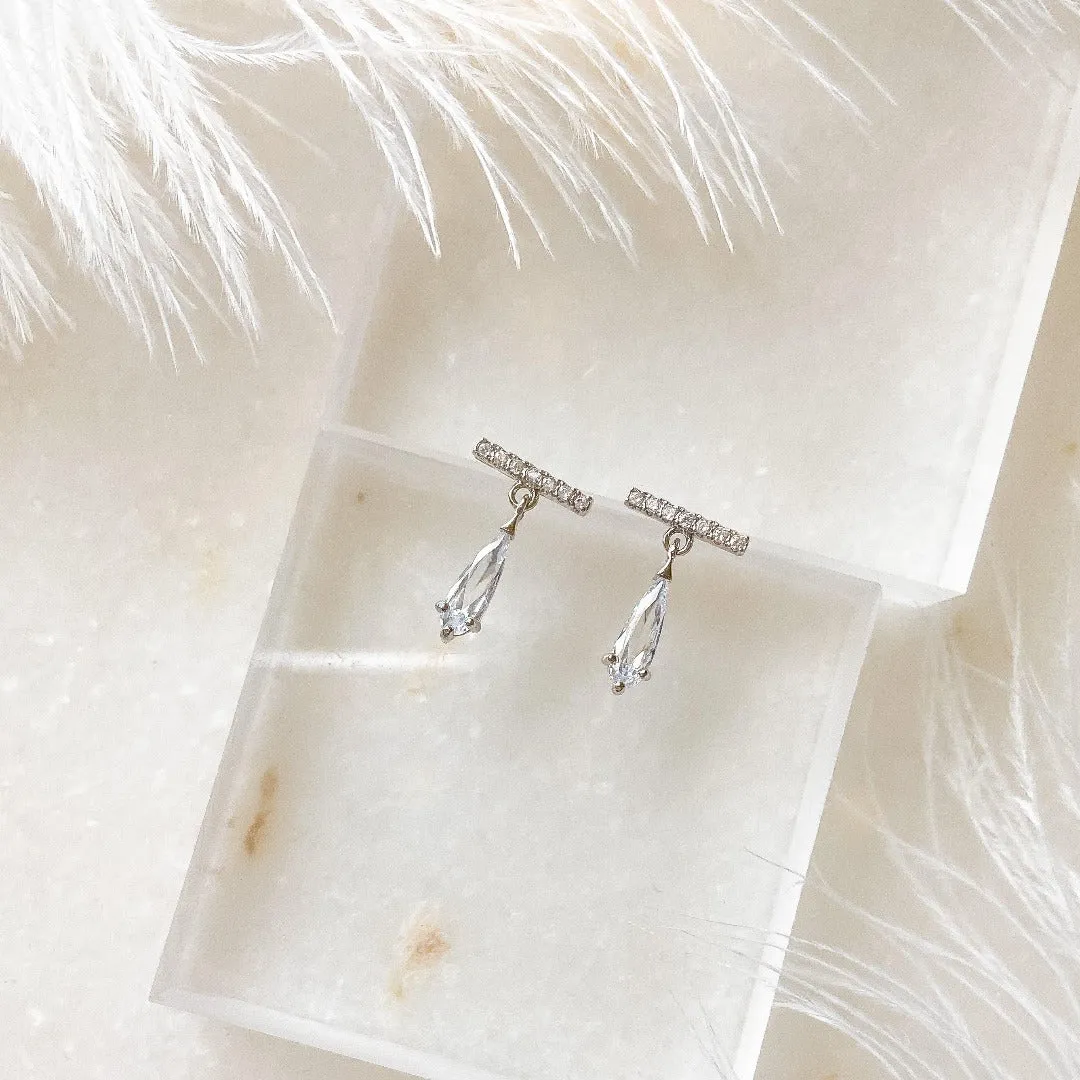 Liara Mini Crystal Drop Earrings