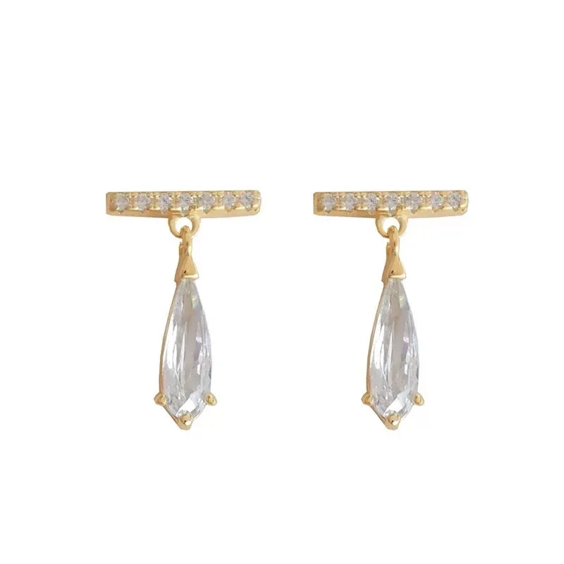 Liara Mini Crystal Drop Earrings