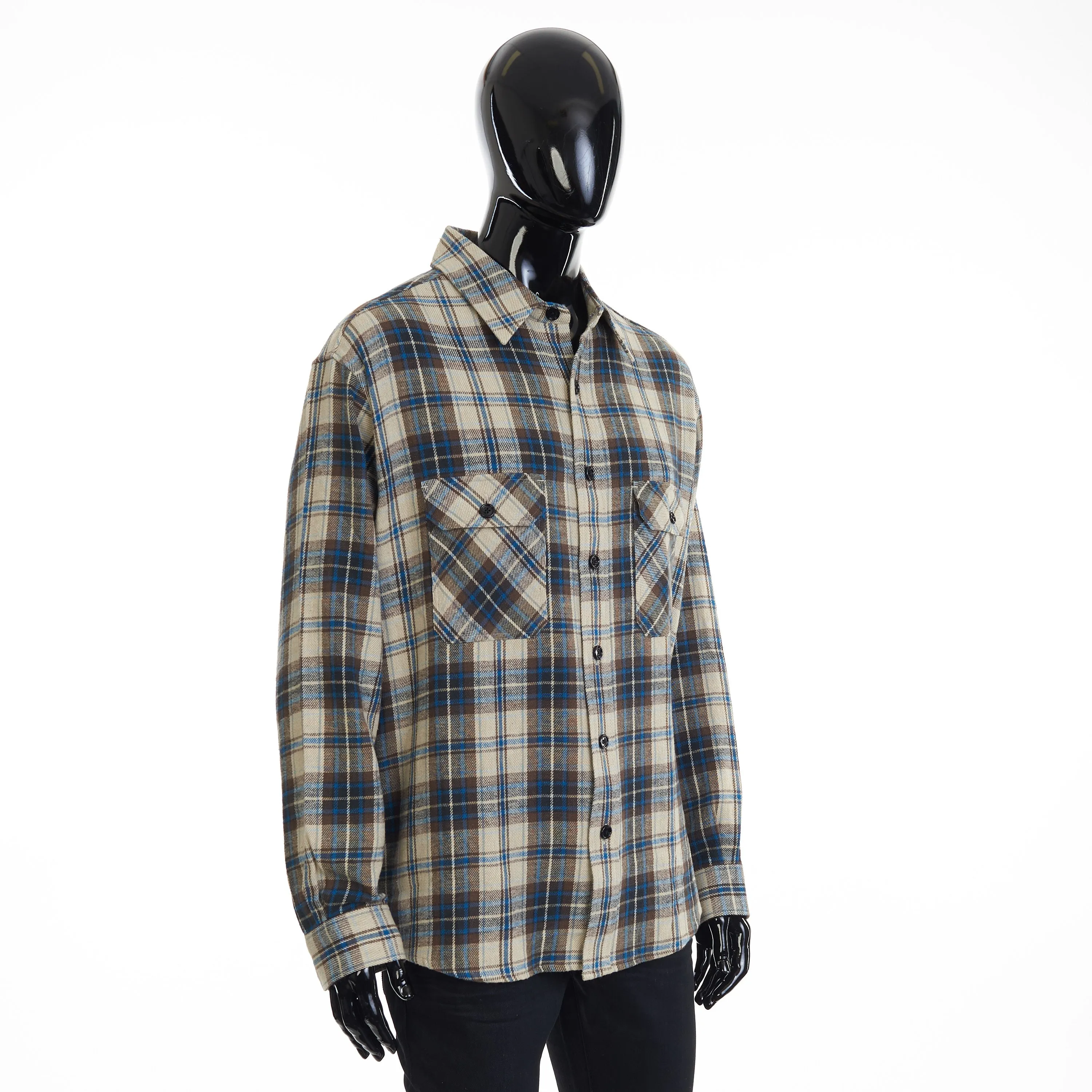 Loose Lumberjack Shirt - Checked Cotton