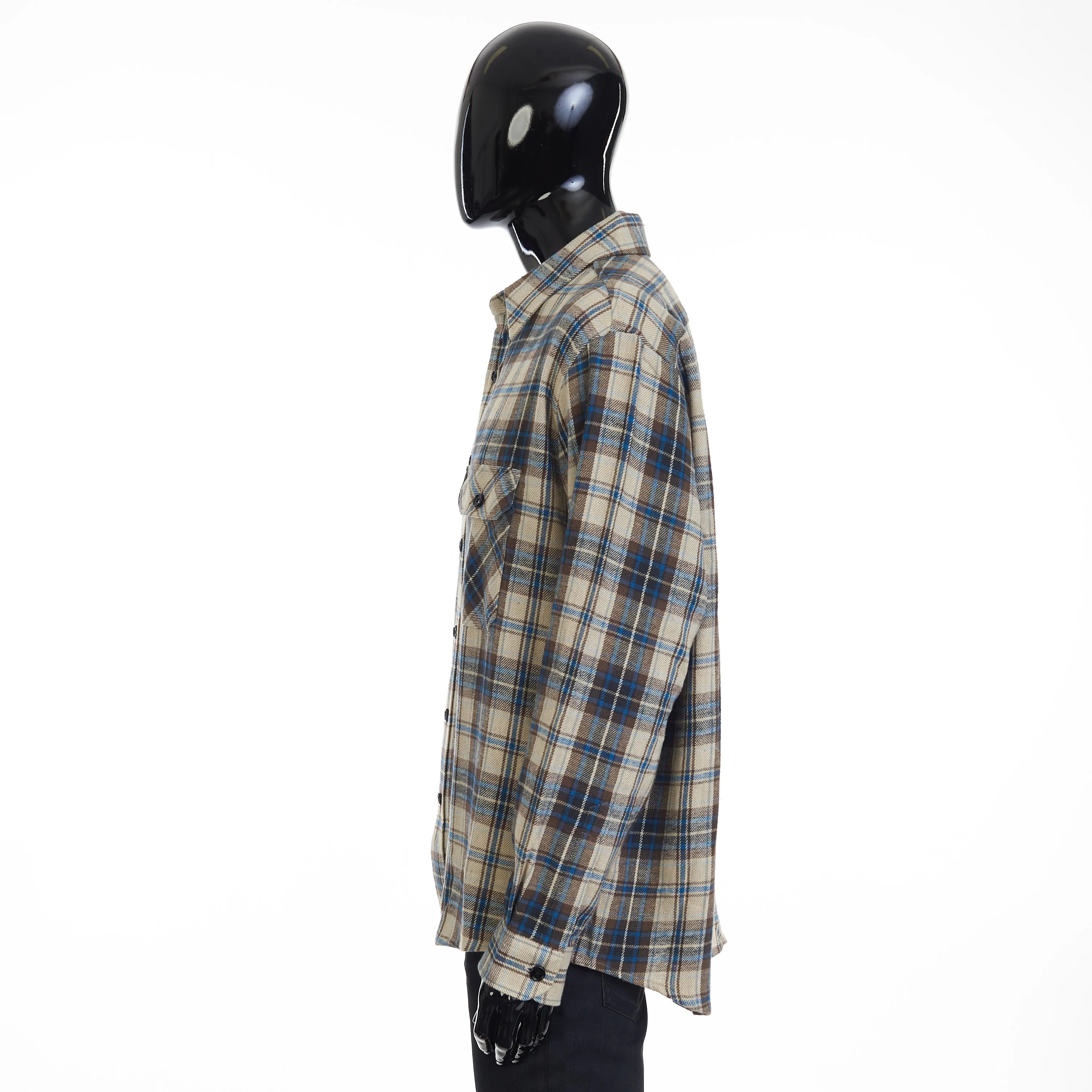 Loose Lumberjack Shirt - Checked Cotton