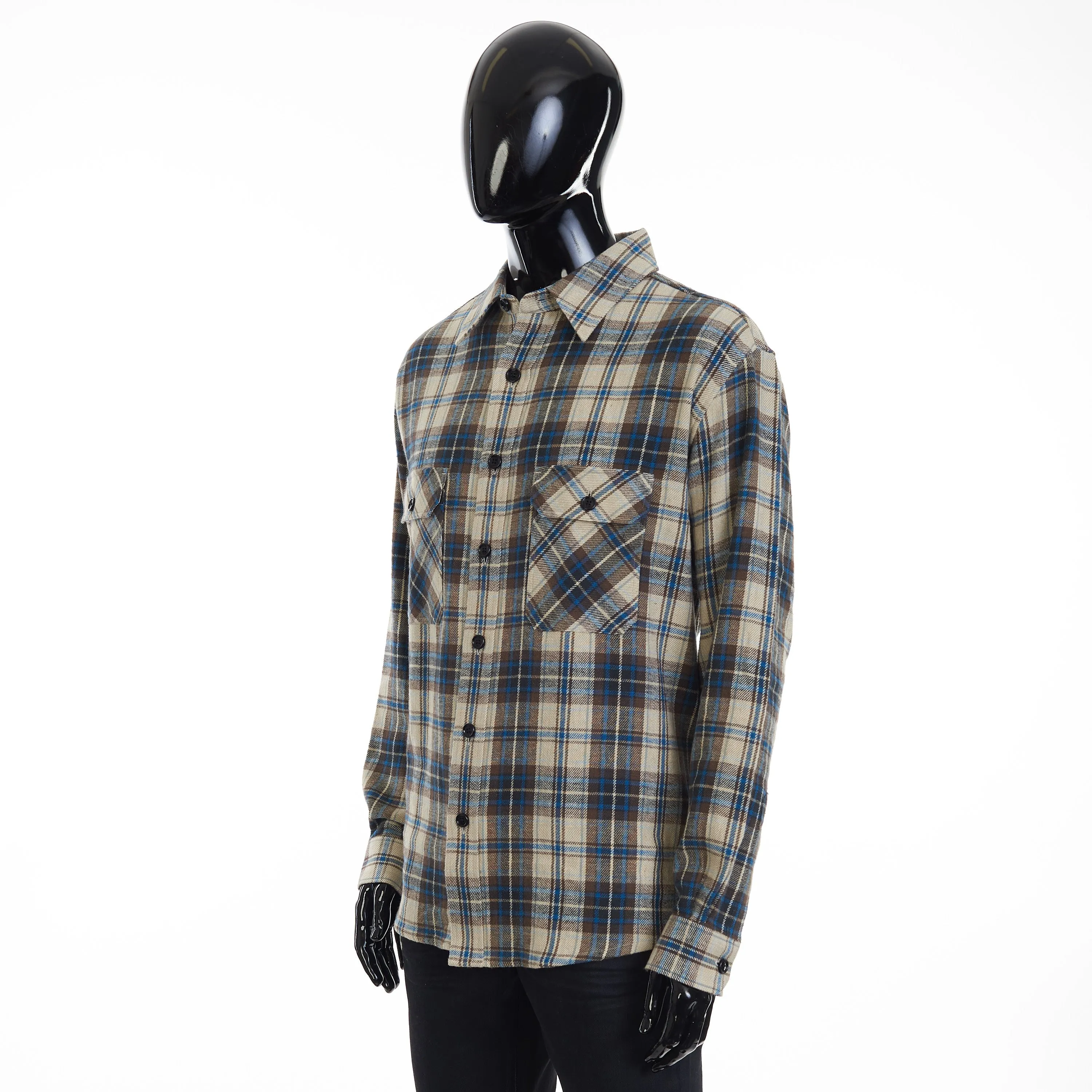 Loose Lumberjack Shirt - Checked Cotton