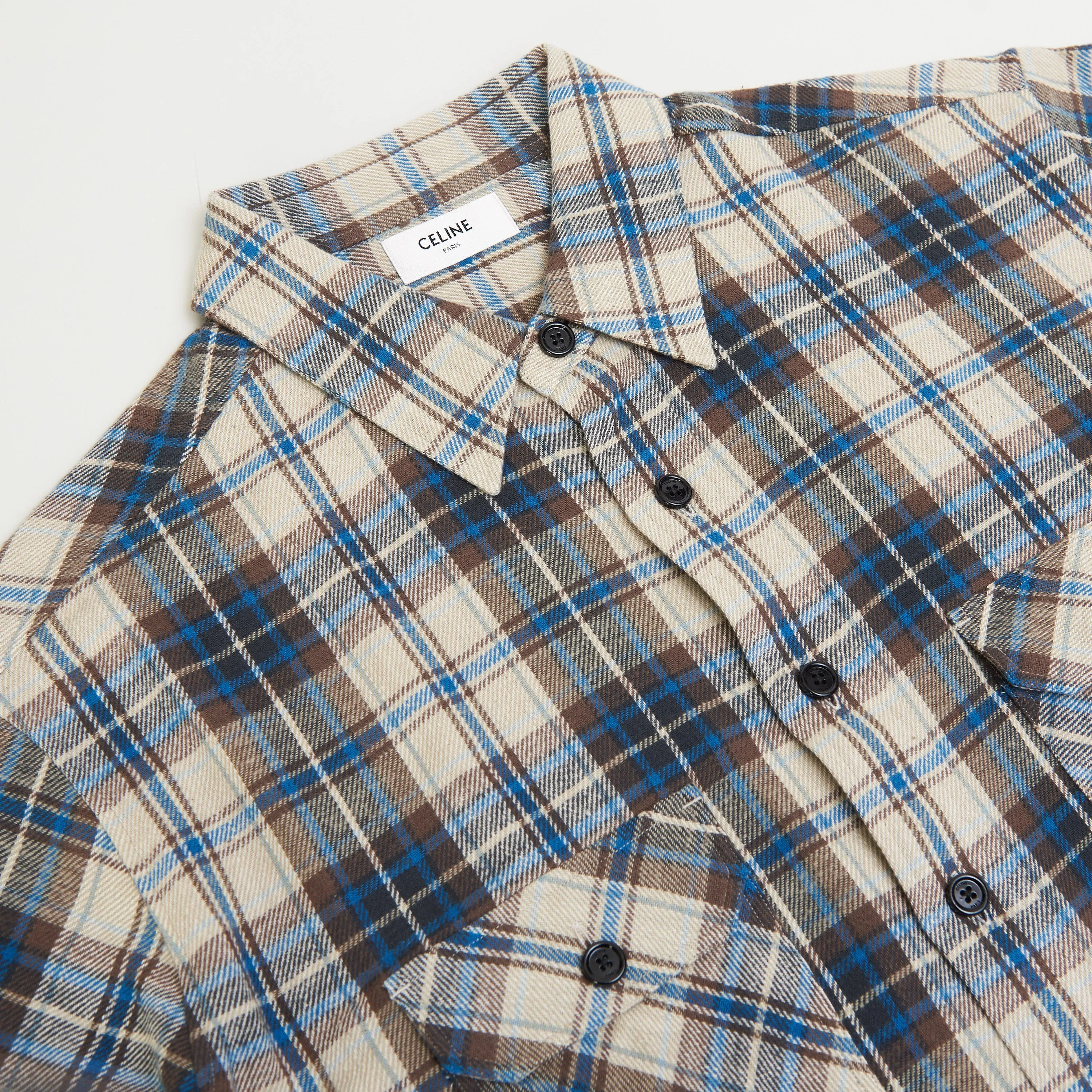 Loose Lumberjack Shirt - Checked Cotton