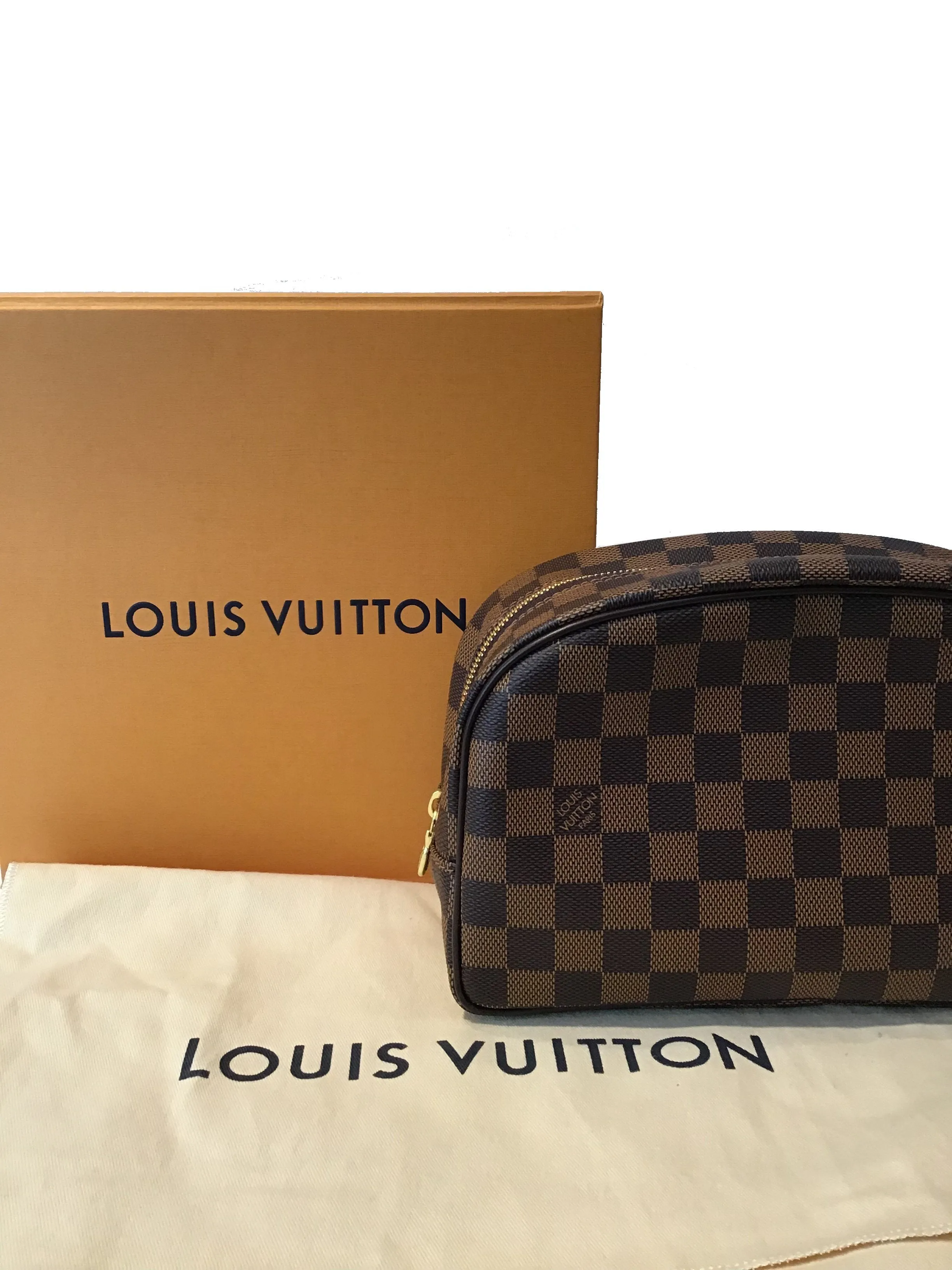 Louis Vuitton Damier Ebene Toiletry Case 25