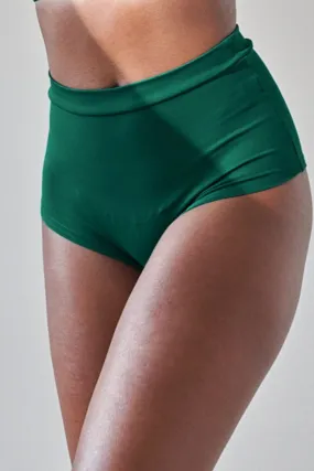 Lunalae High Waist Basic Short - Recycled Moss Green