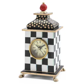 MacKenzie-Childs Courtly Check Desk Clock