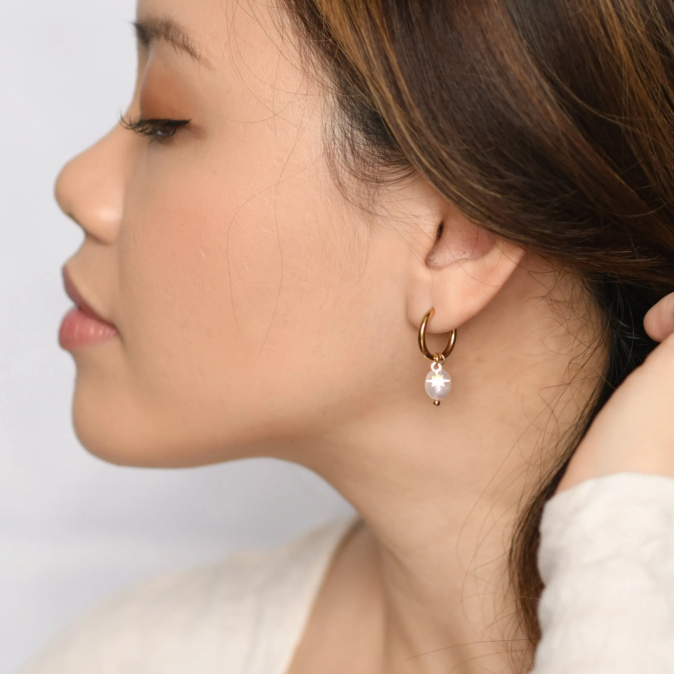 Maeve Multi Charm Earring | Gold SST