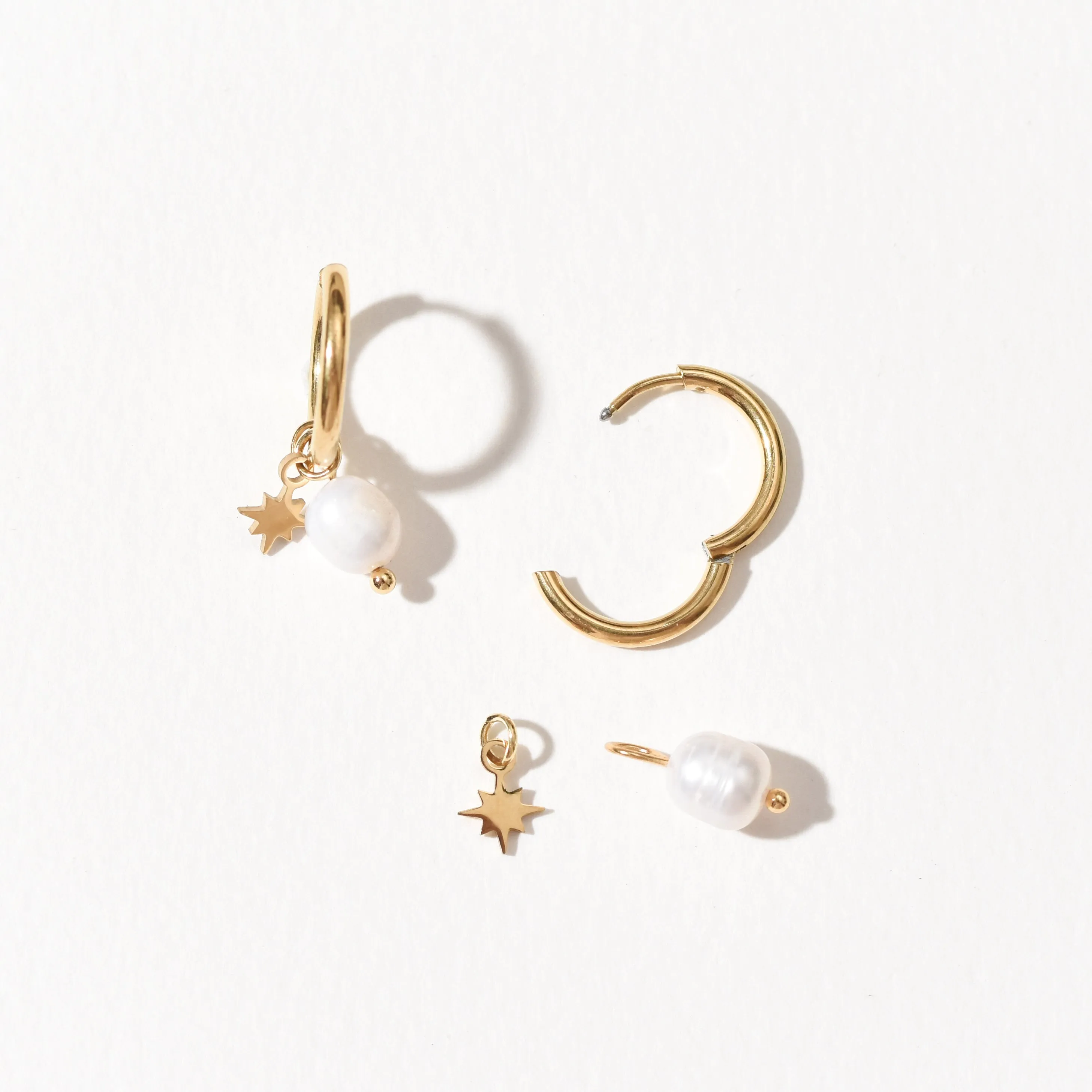 Maeve Multi Charm Earring | Gold SST