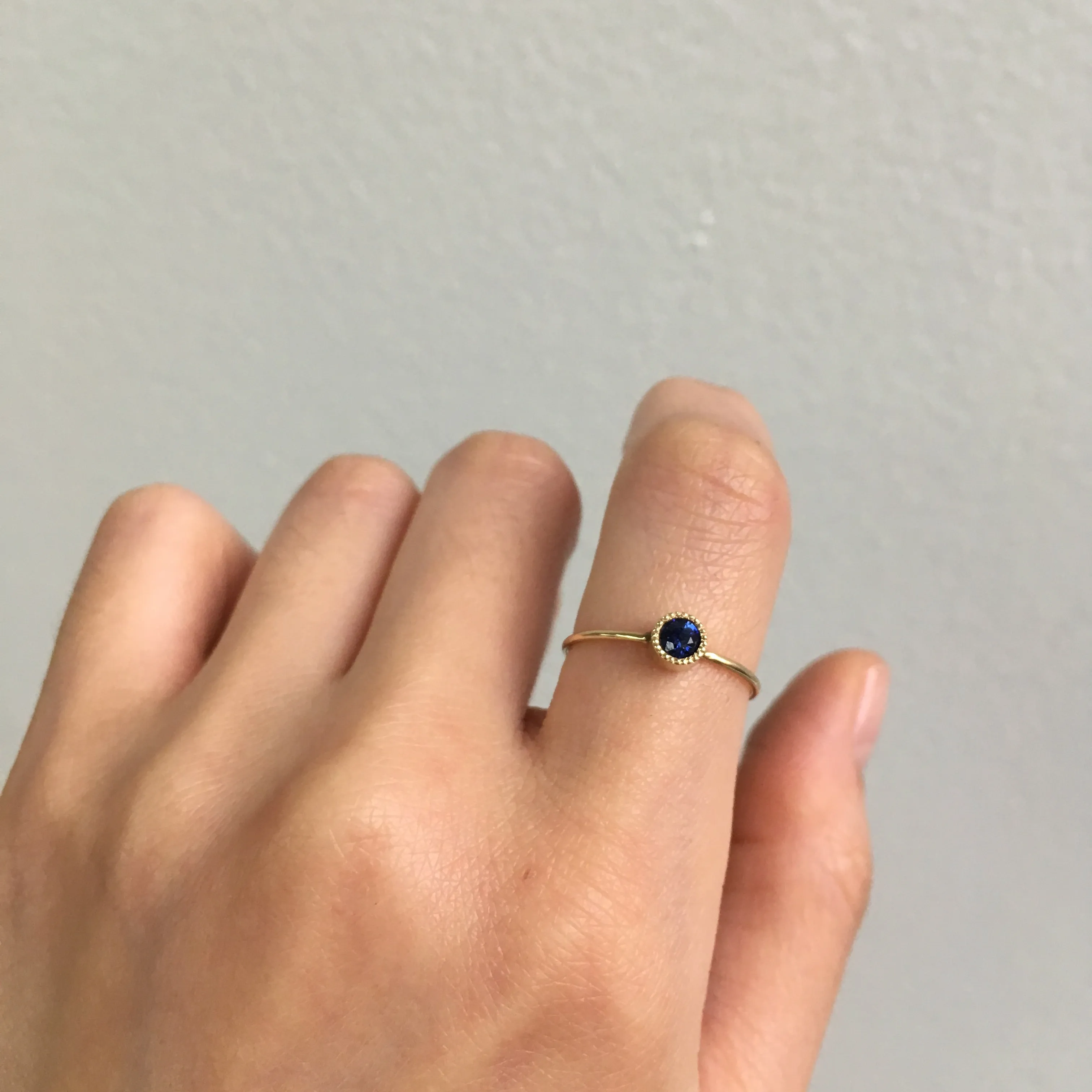 Magic Eye Sapphire Ring