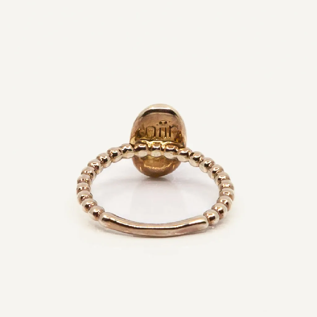 Magic Rouge Gold Oval Stack Ring