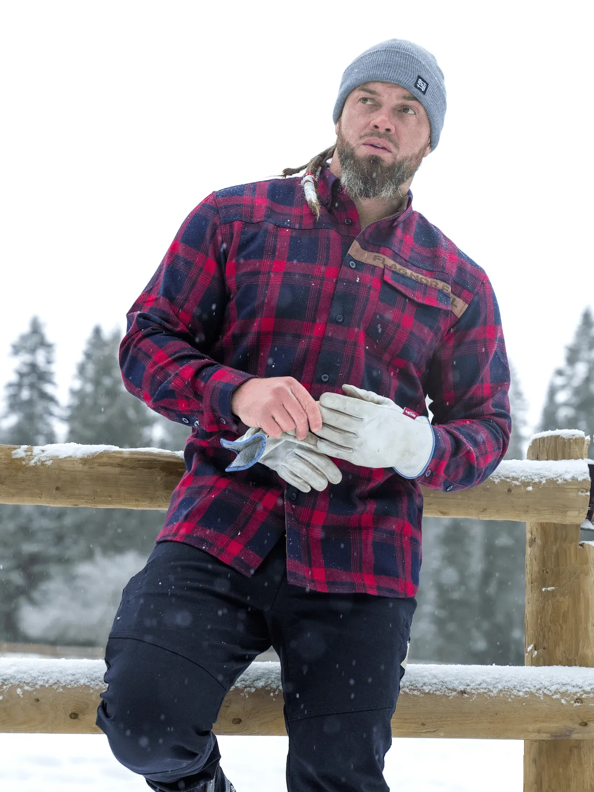 MEN'S FOREVER FLANNEL - BLOODSTONE