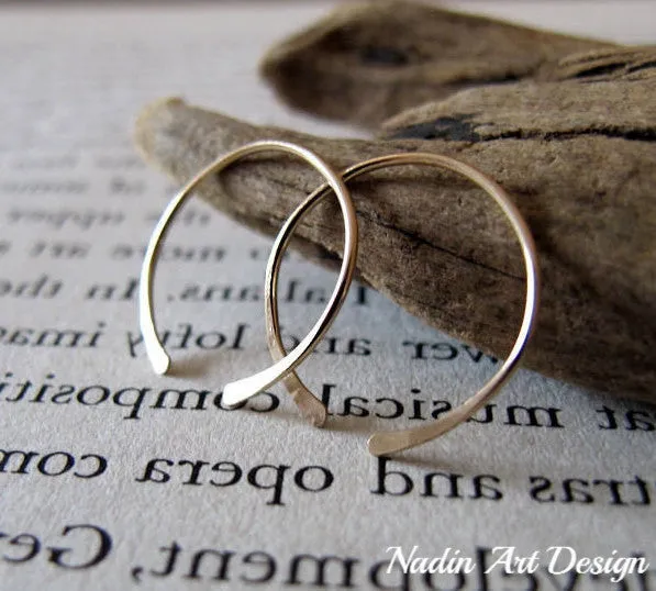 Minimalist Gold Hoop Earrings