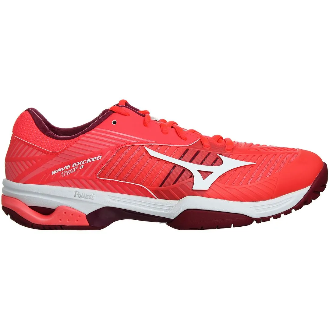 Mizuno Wave Exceed Tour 3 AC Womens Red Trainers