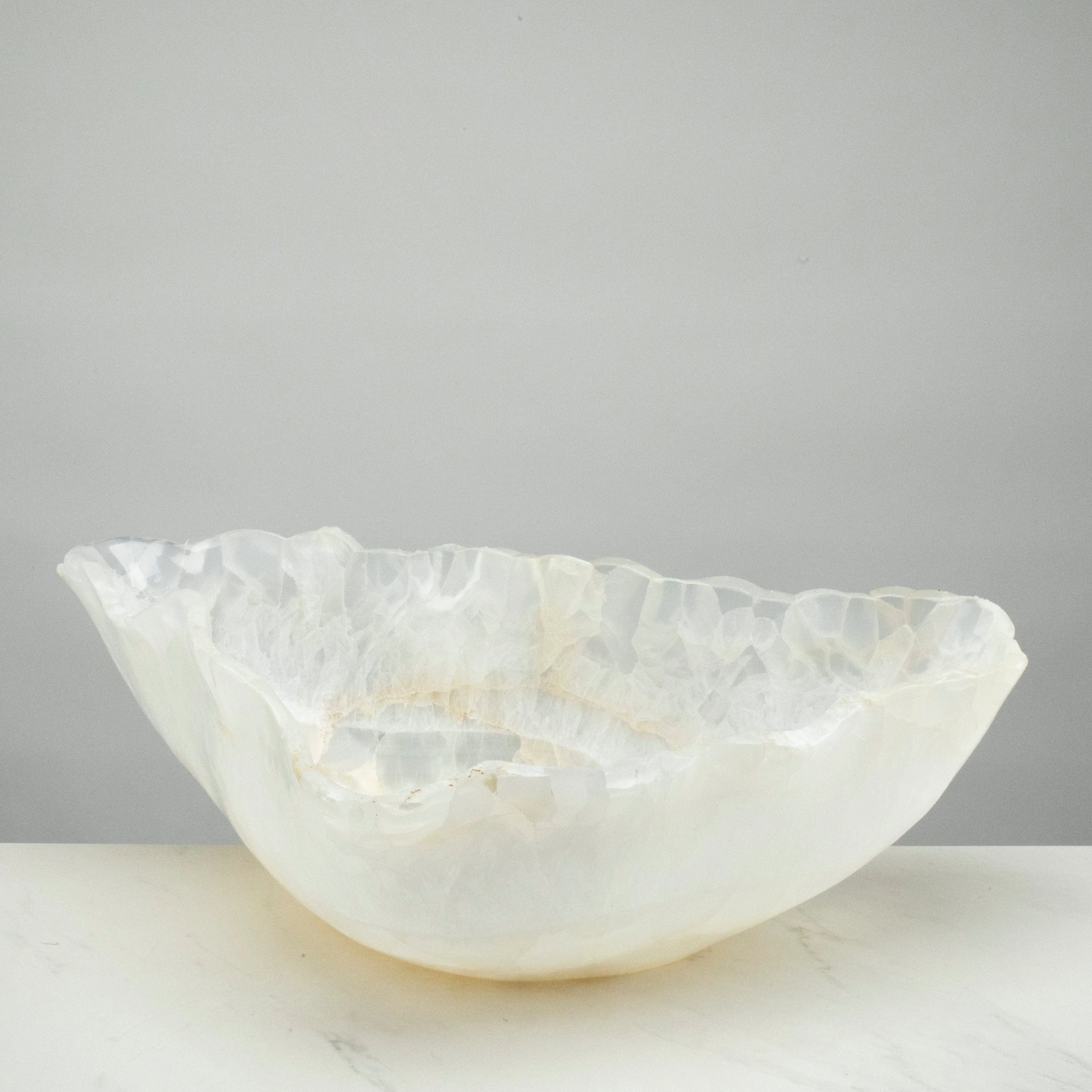 Natural White Onyx Bowl 26