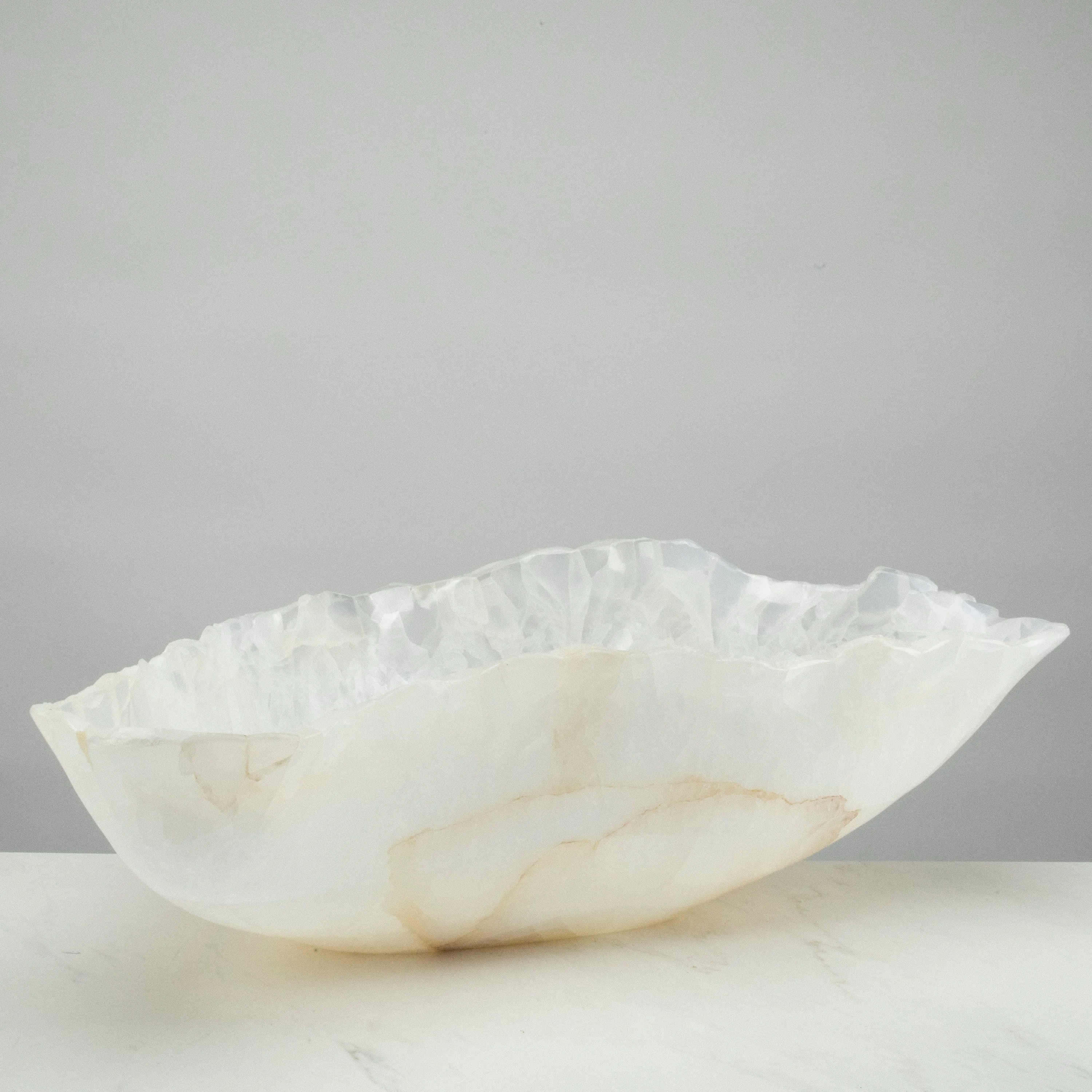 Natural White Onyx Bowl 26