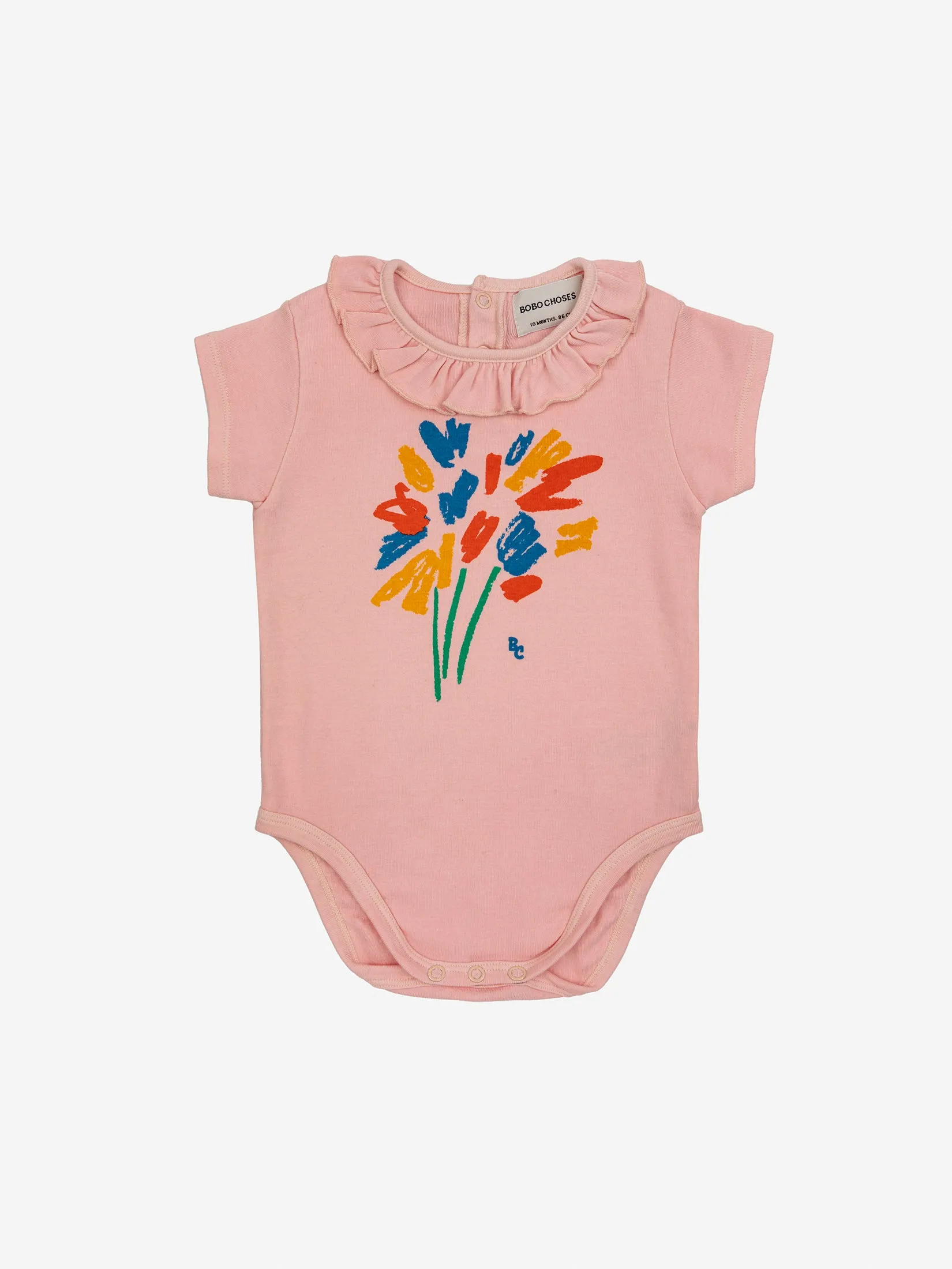 NEW Bobo Choses BABY | Baby Fireworks ruffle collar body