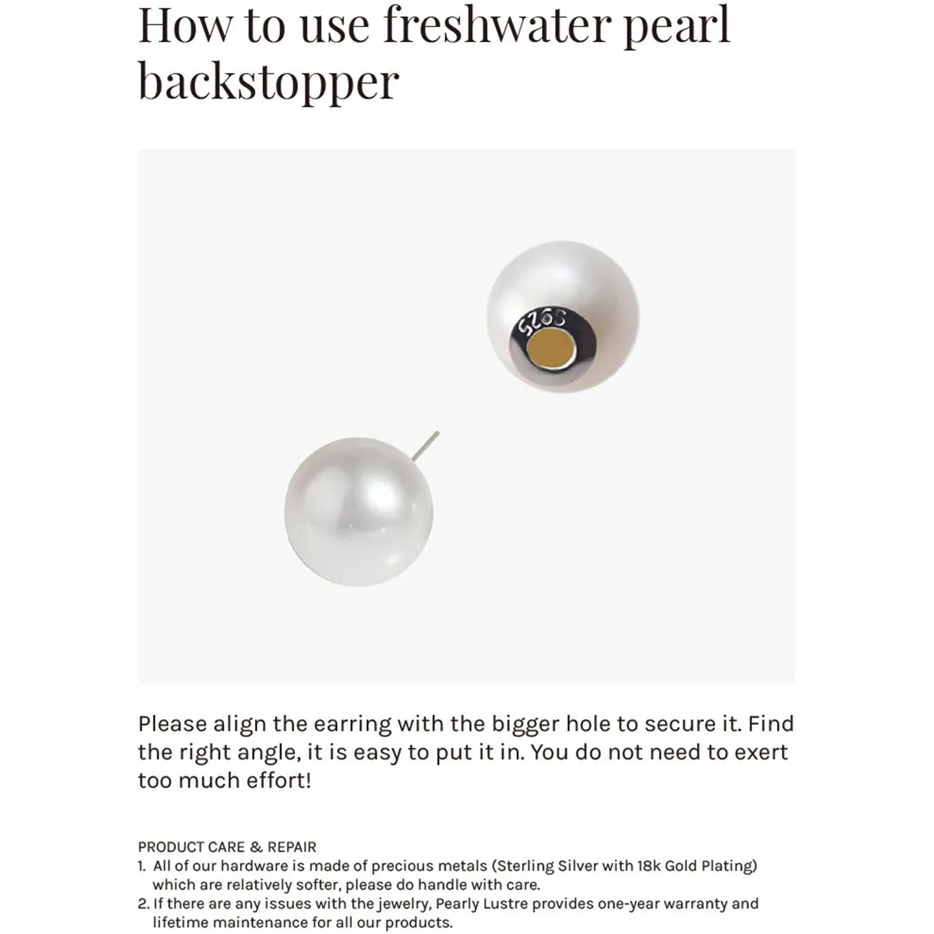 New Yorker Freshwater Pearl Earrings WE00166