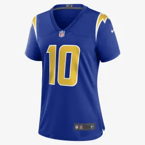 NFL Los Angeles Chargers (Justin Herbert) Women's Game Football Jersey - Royal