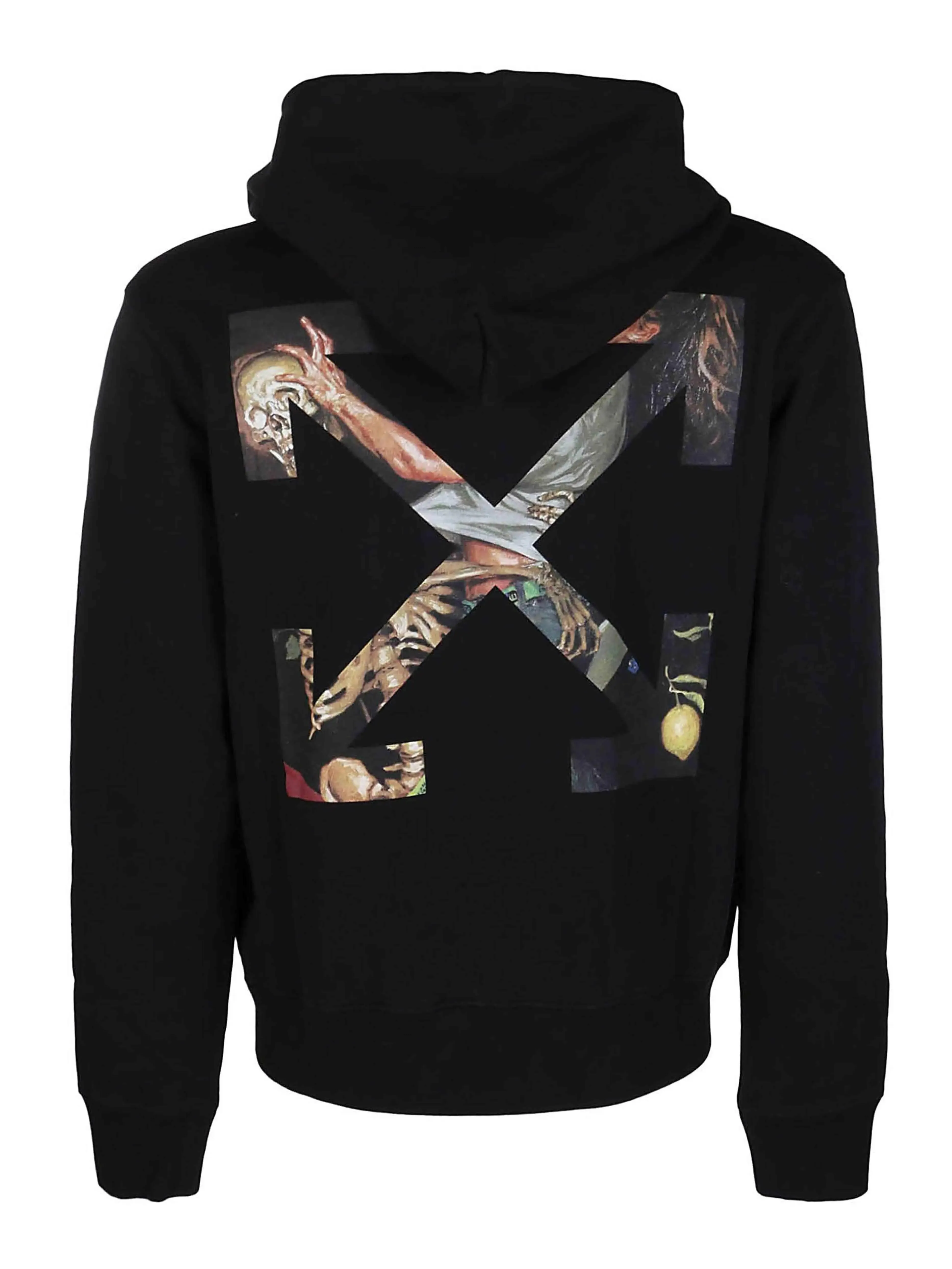 OFF-WHITE OVERSIZE FIT PASCAL ARROW HOODIE BLACK [FW20]