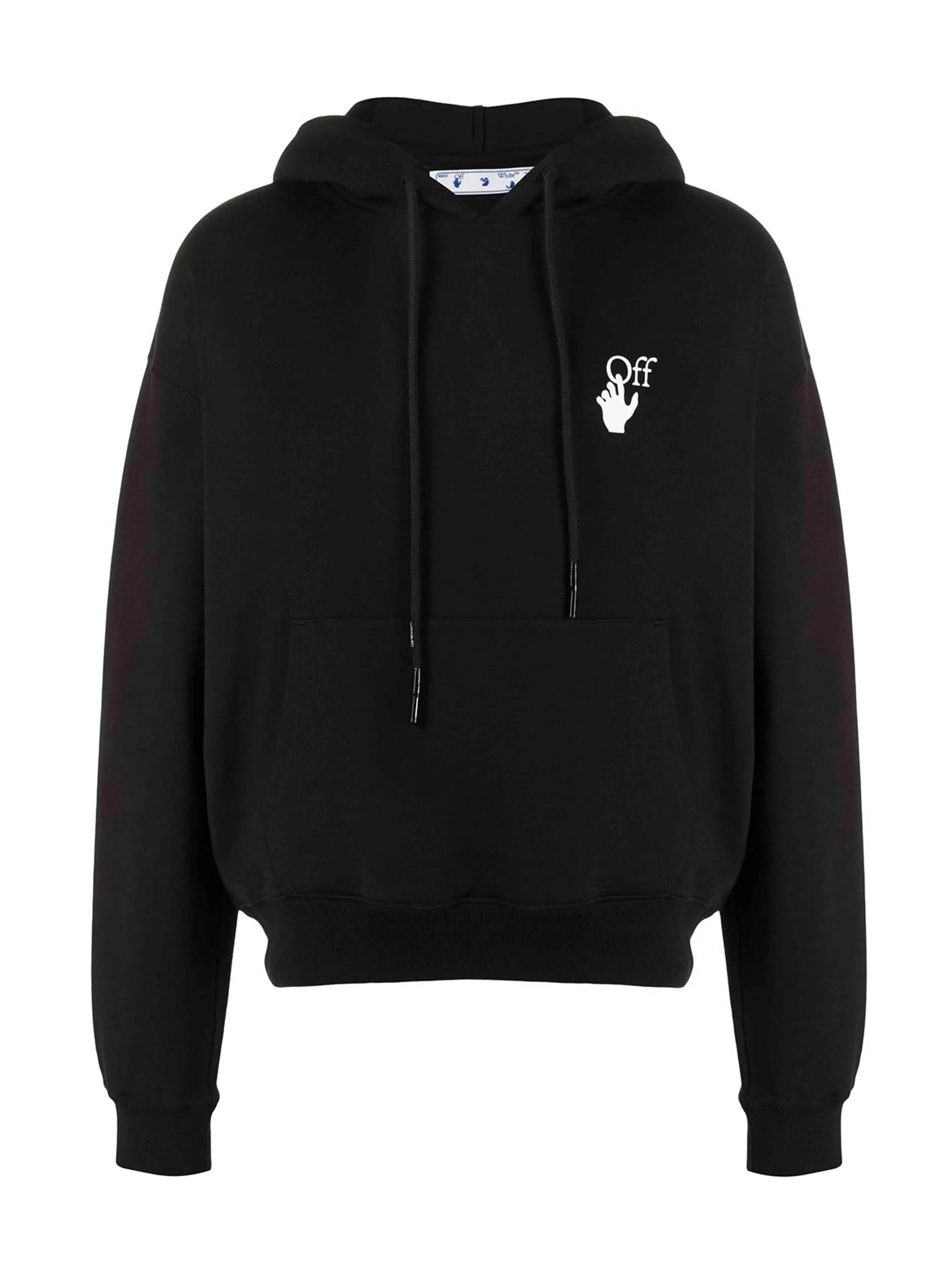 OFF-WHITE OVERSIZE FIT PASCAL ARROW HOODIE BLACK [FW20]