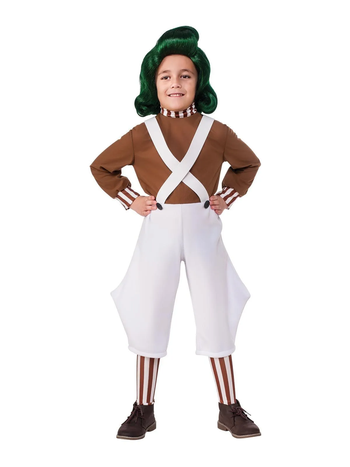 Oompa Loompa Wig for Kids - Warner Bros Charlie and the Chocolate Factory