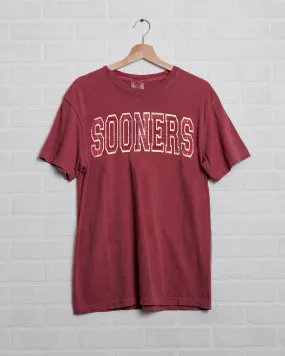 OU Sooners Tartan Crimson Tee