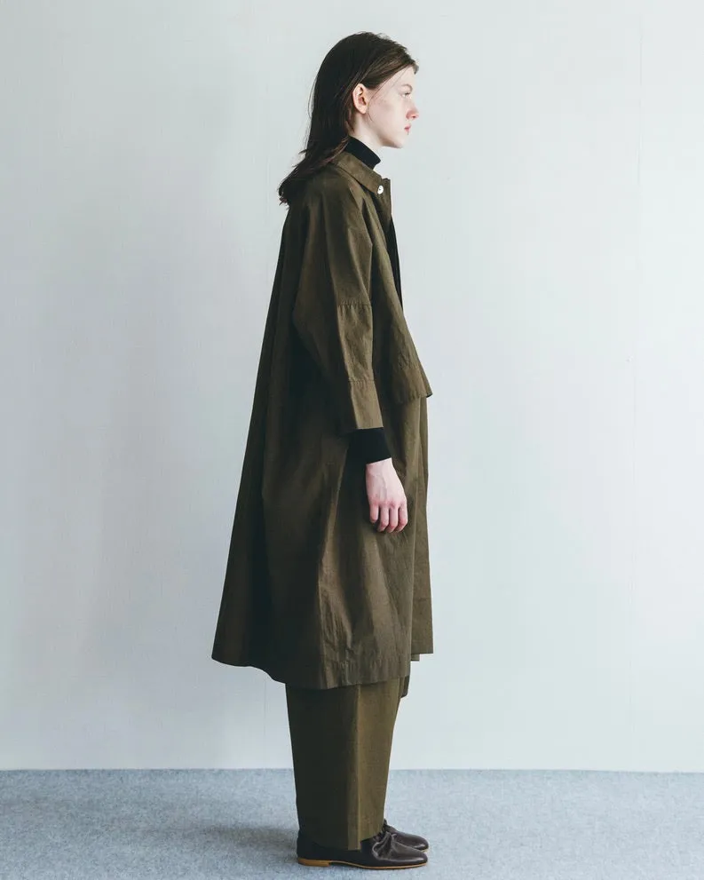 Pallavi Coat: Khaki