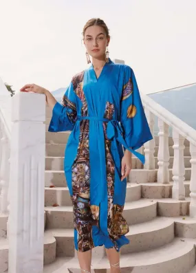 Paris Cathedral Kimono Robe