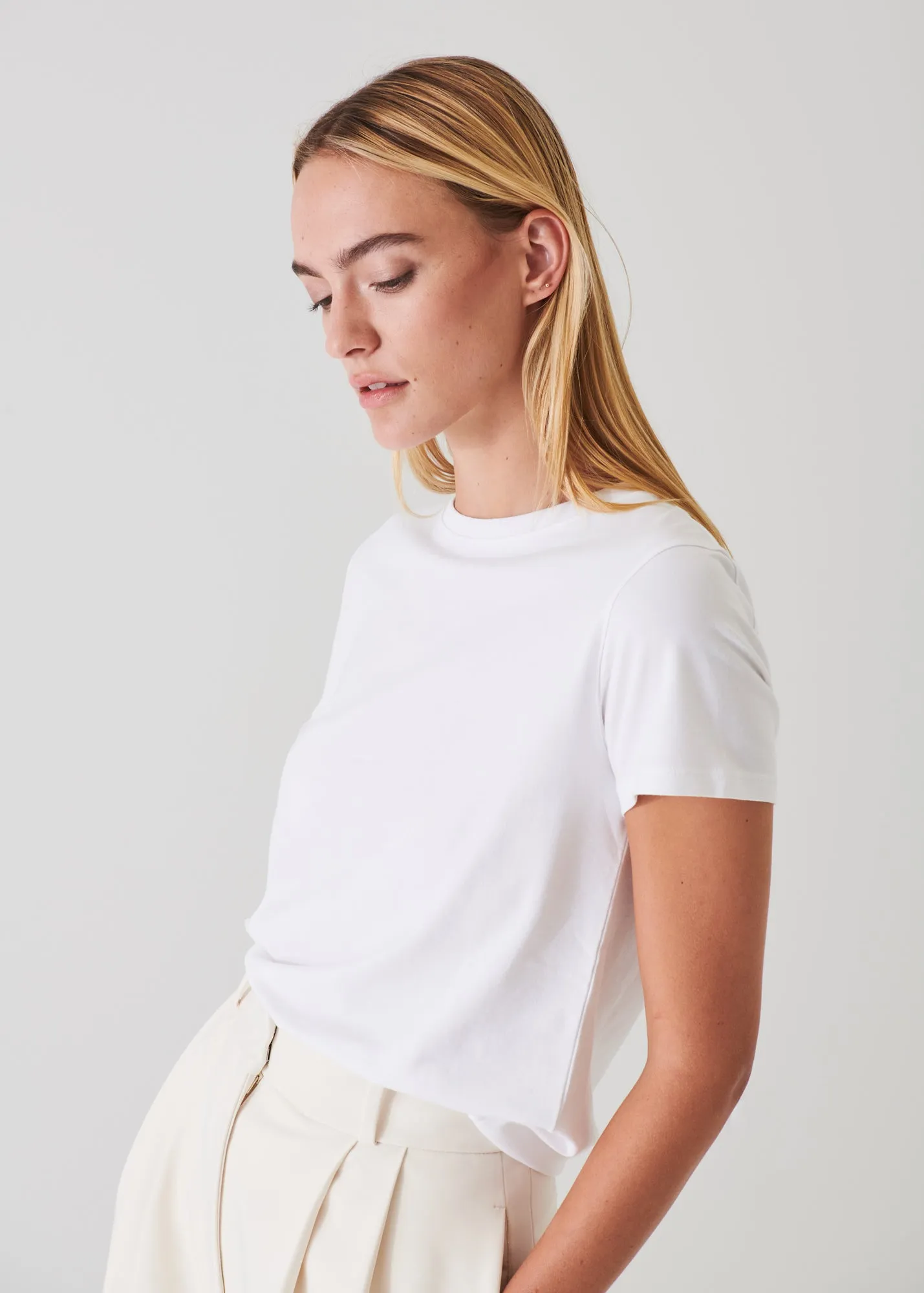 PIMA COTTON STRETCH SLIM T-SHIRT