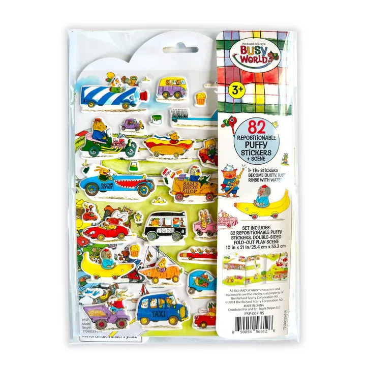 Puffy Sticker Play Set - Richard Scarry's Busy World