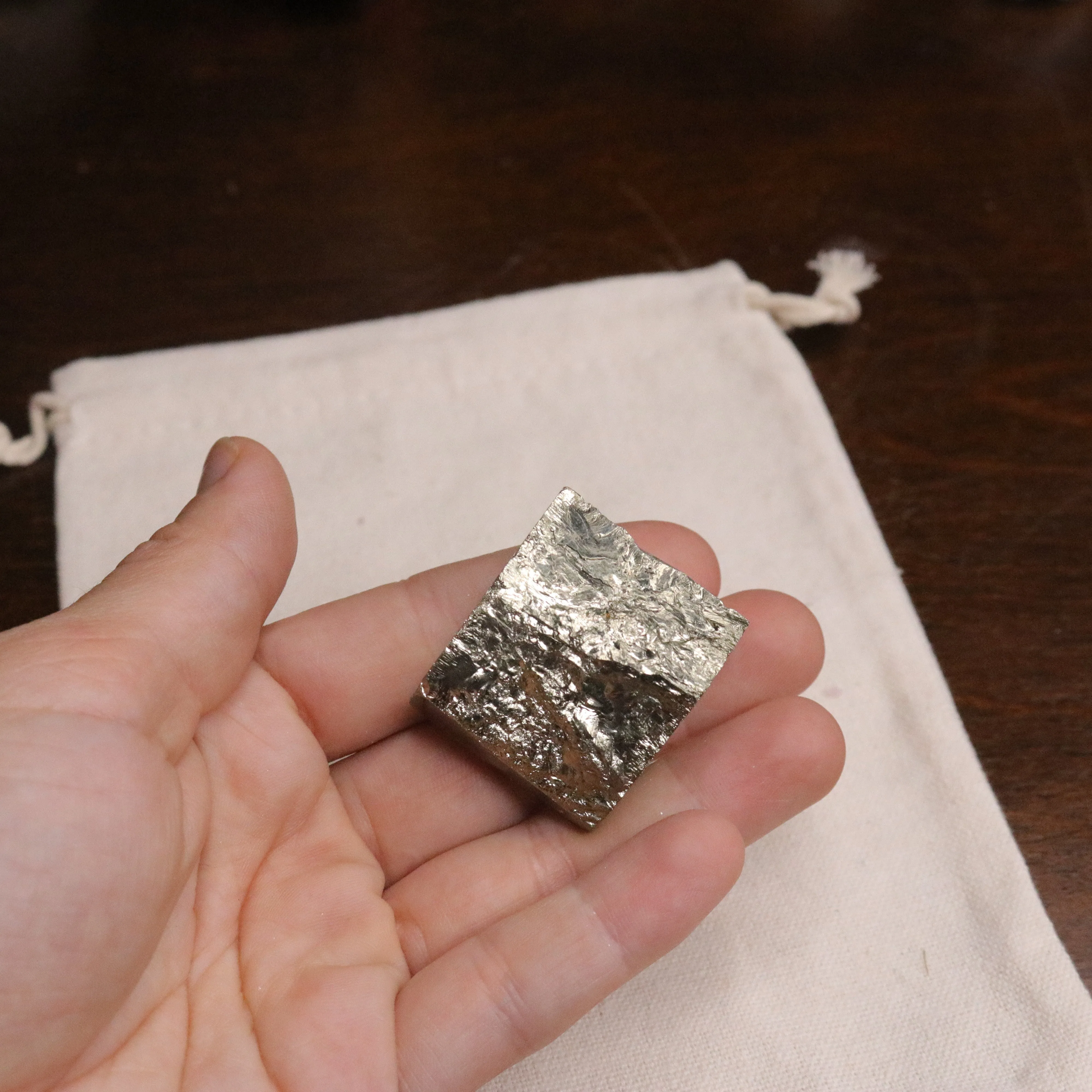 Pyrite Cube from Peru ~ Reflective and Grounding ~ EMF Balancer