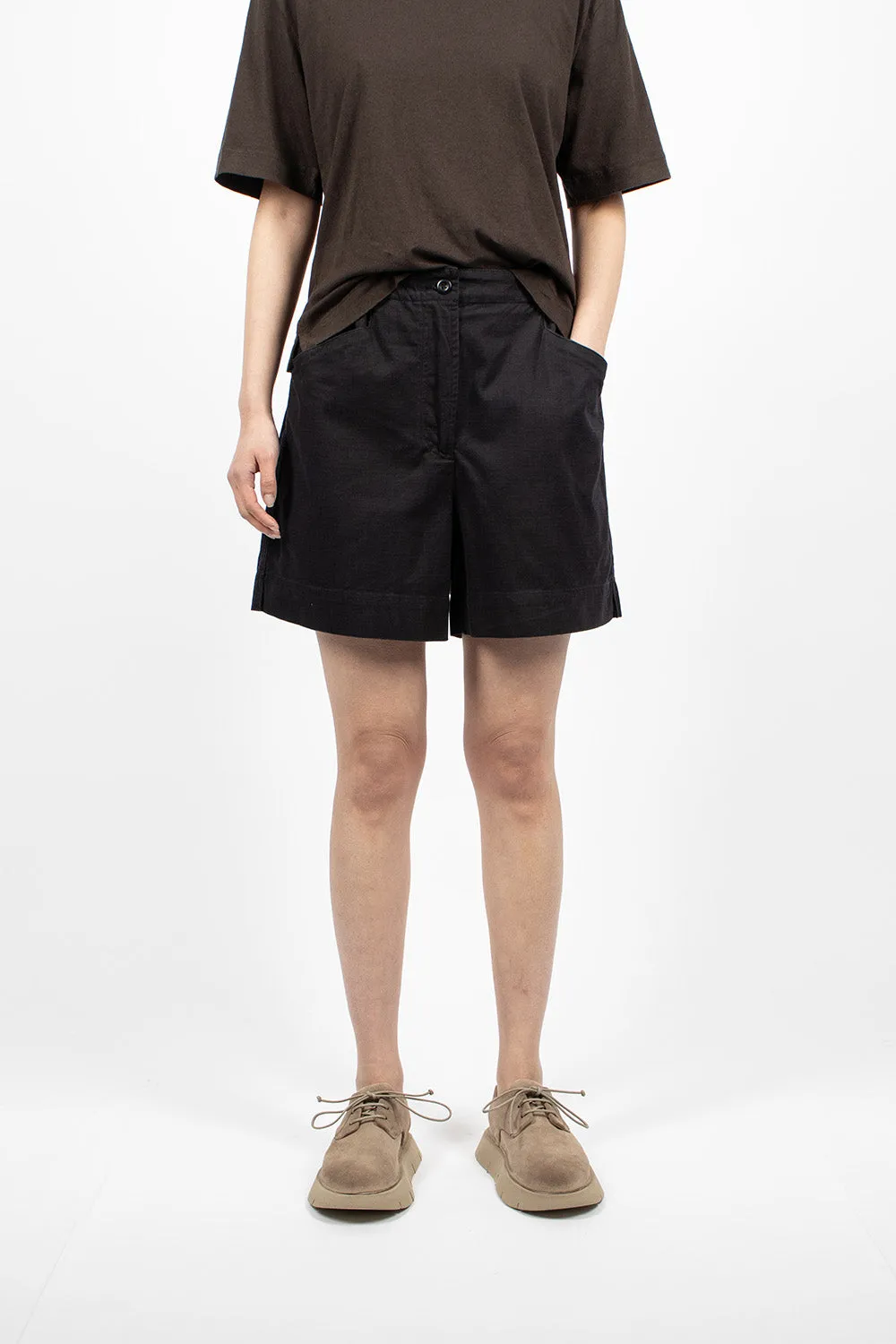 School Short Indigo