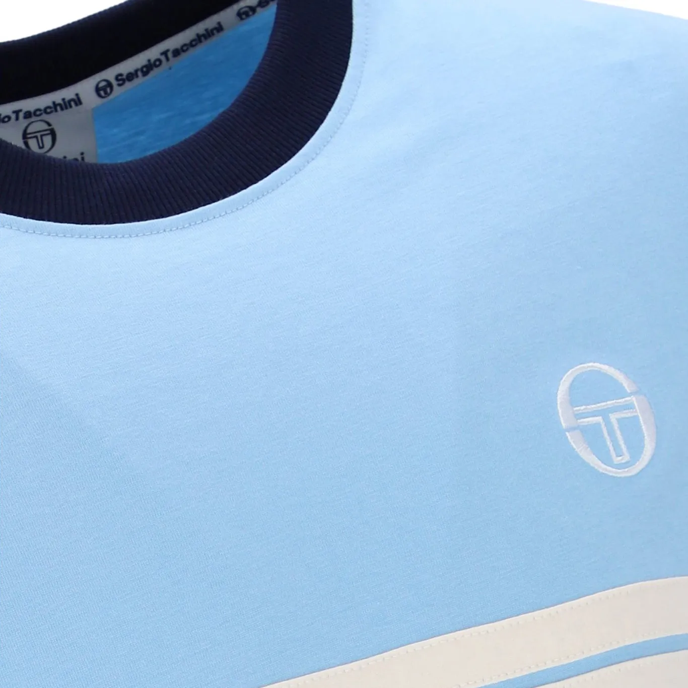 Sergio Tacchini Supermac T-Shirt Sky/Navy