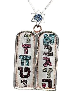 The Ten Commandments Pendant Sterling Silver 925