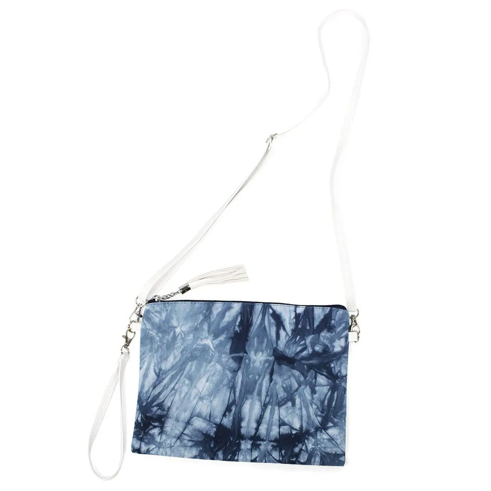 Tie Dye Wristlet Clutch Crossbody Bag