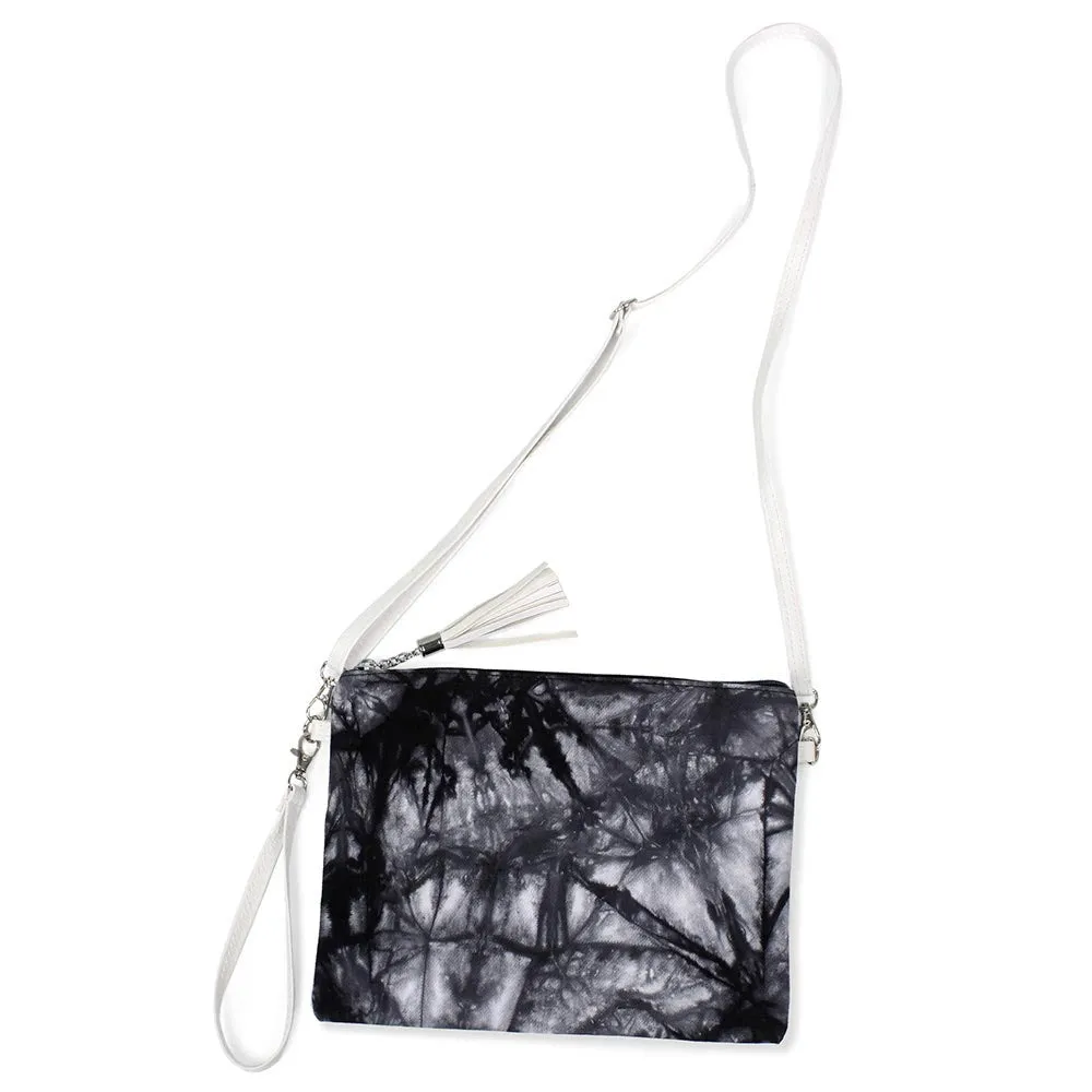 Tie Dye Wristlet Clutch Crossbody Bag