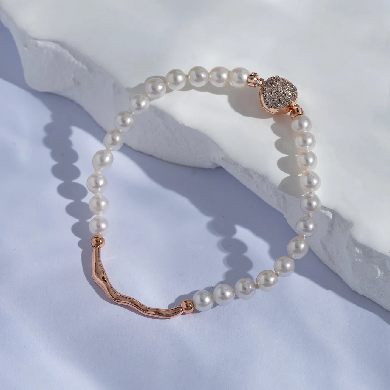 Top Grade Freshwater Pearl Bracelet WB00194 | FLUID