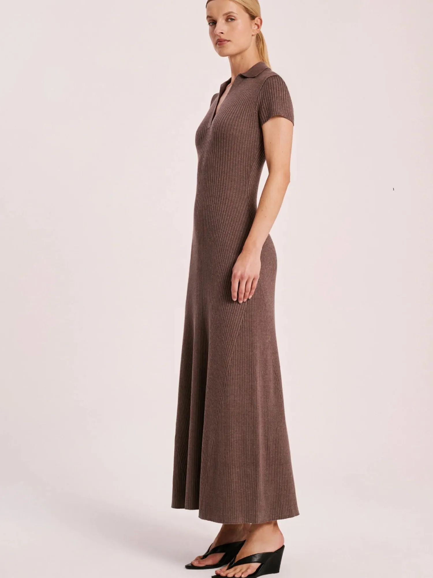 Tove Knit Dress | Espresso