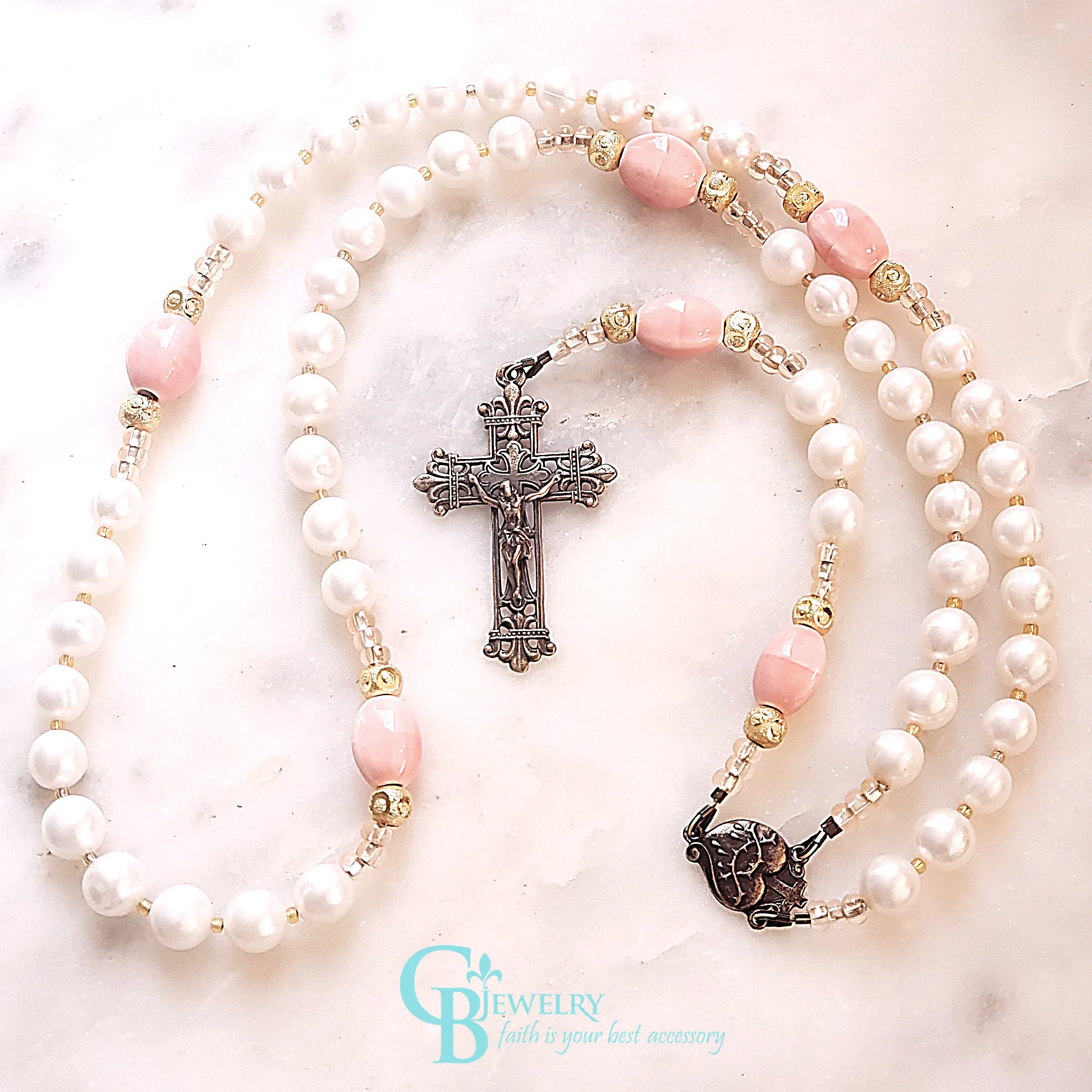 Upon His Palms Womens Rosary