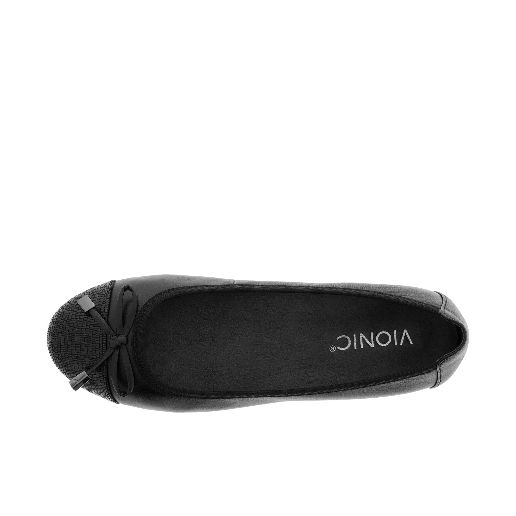 Vionic Womens Minna Ballet Flat Black