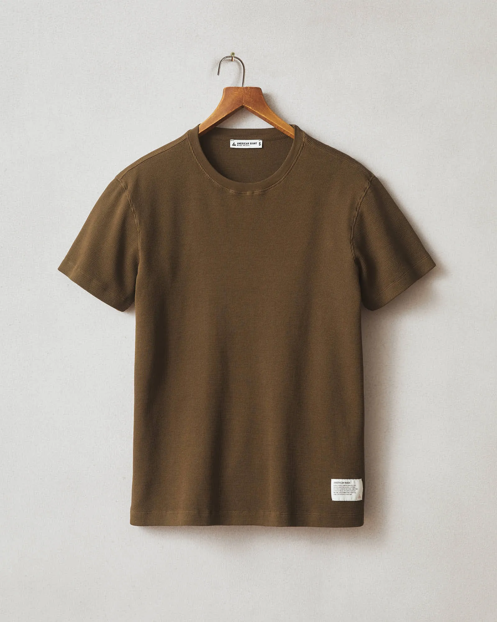 Waffle Crew Tee - Beech