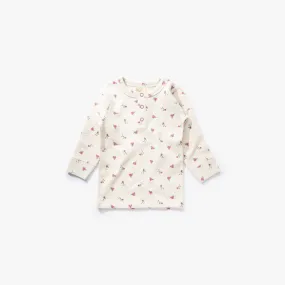 Winter Rose Waffle Long Sleeve Tee