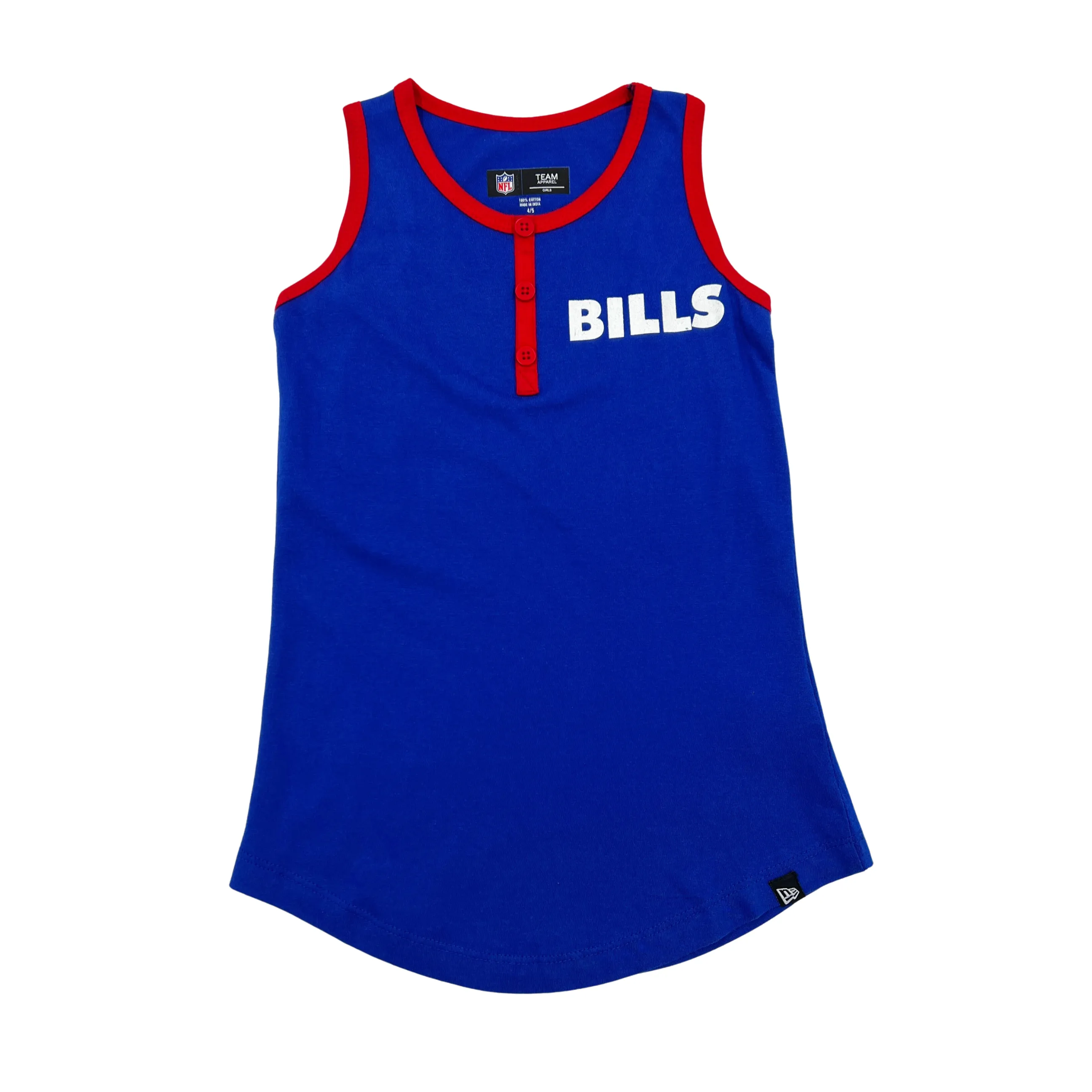 Youth Girls New Era Bills Royal Blue Tank Top