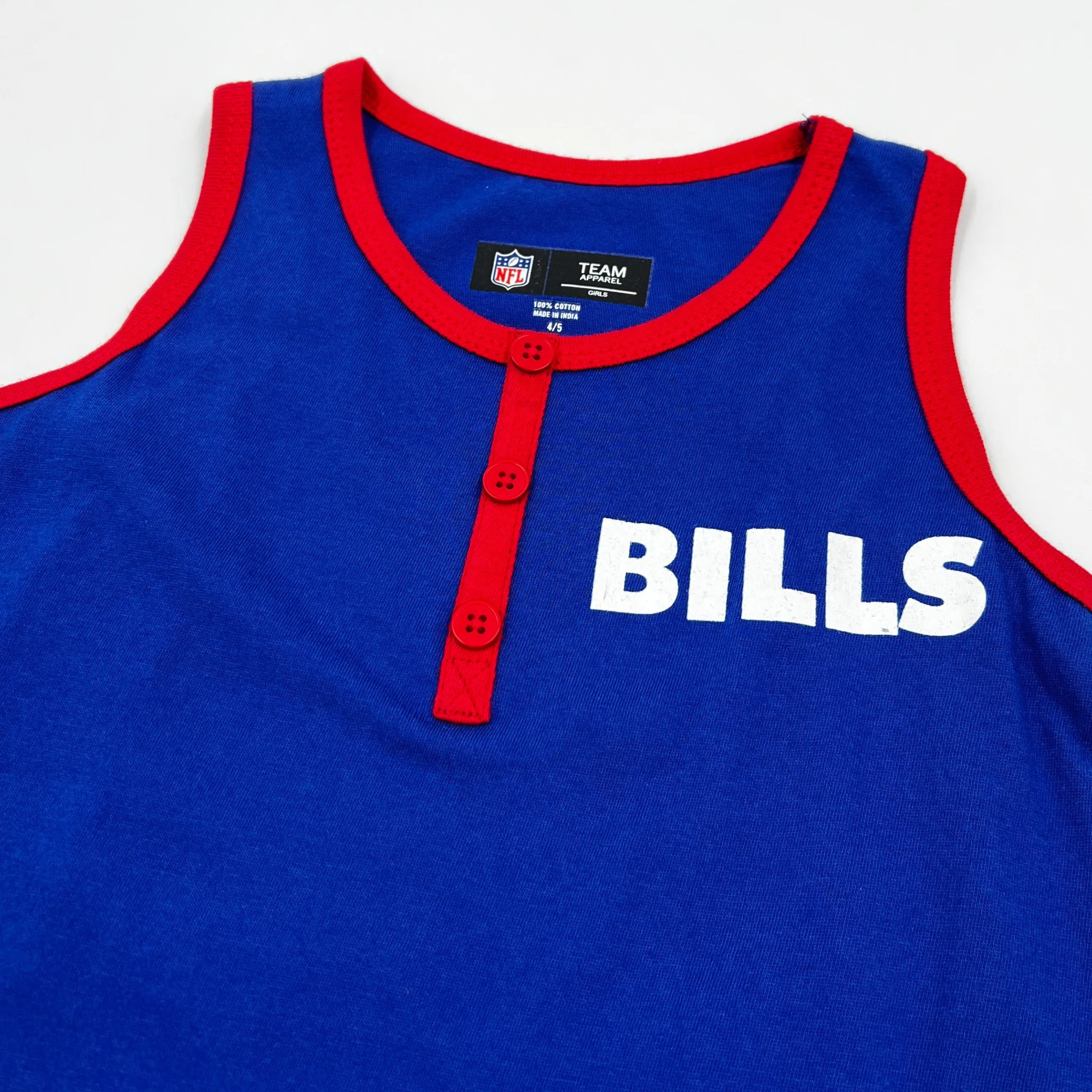 Youth Girls New Era Bills Royal Blue Tank Top